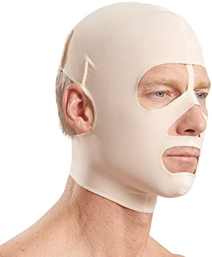 compression face mask for swelling